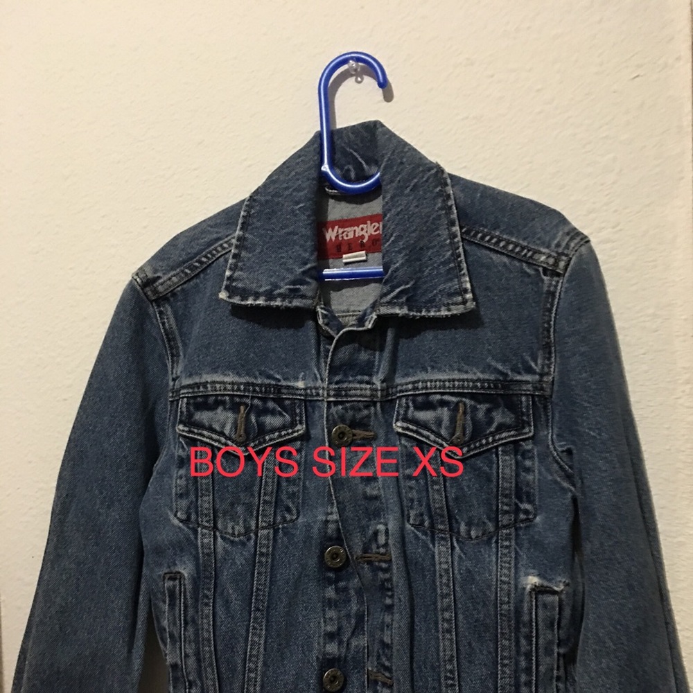 Wrangler jeans jacket boys size XS